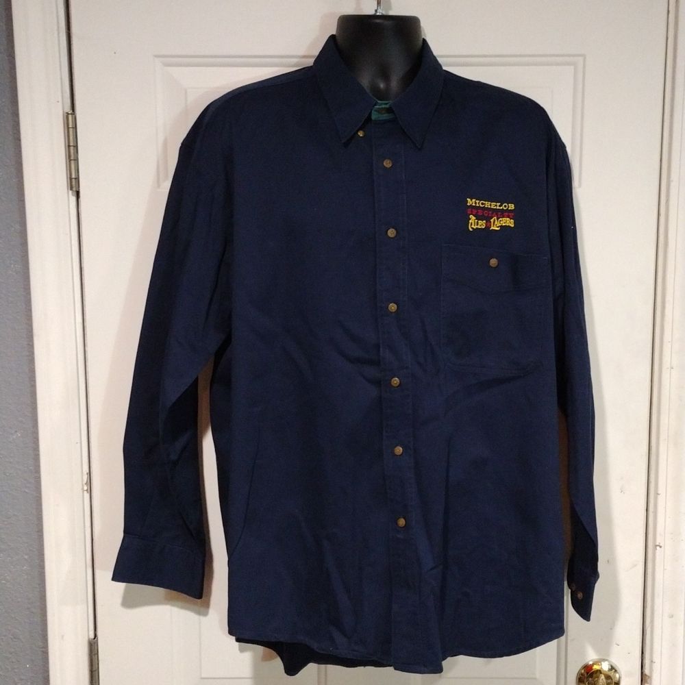 Dunbrooke Michelob Specialty Ales Lagers Vintage Cotton Long Sleeve